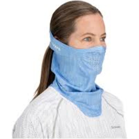 Simms Women's Fishing SunGaiter - UPF 50+ Sun Protection- Aruba Plaid NEW - Picture 5 of 7